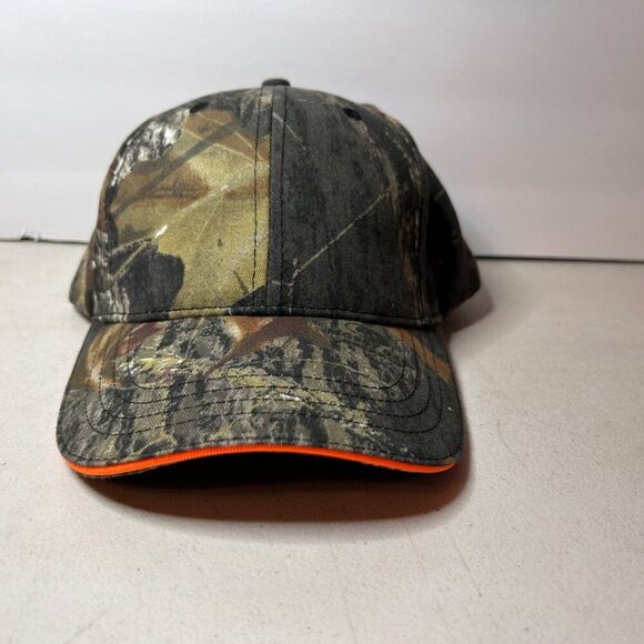 Camouflage Hunting Baseball Cap Wood Oak Design Unbranded Dad Hat - Picture 2 of 7